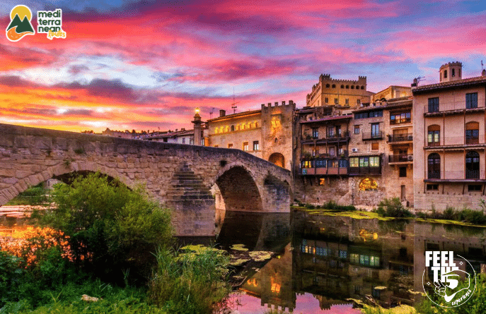 Toscana Española en moto